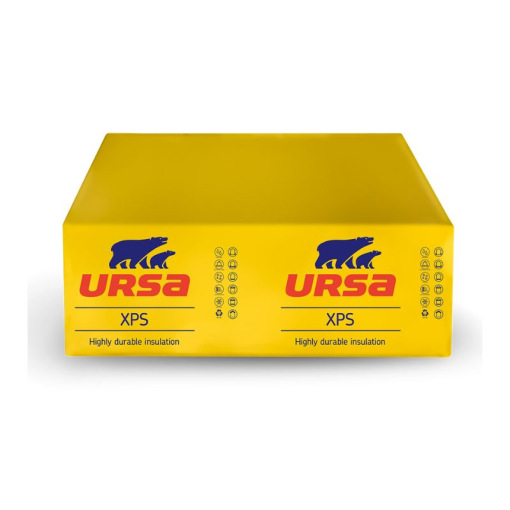 XPS N W-E 2500X600X60 Paquet 10,50m² 7 pièces URSA