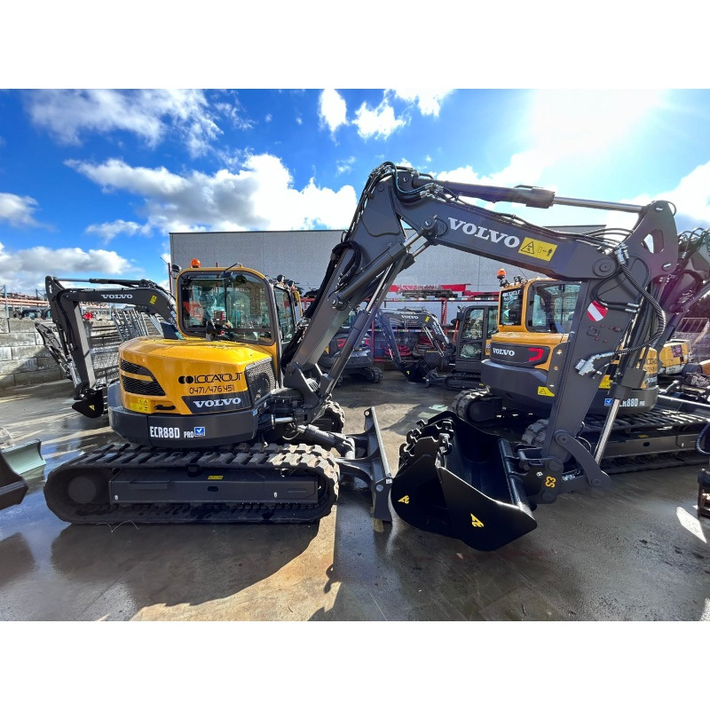 Jeu D'autocollants De Sécurité Pour Mini-pelle VOLVO EC14 - Décalques De Remplacement