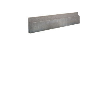 Bordure 100x20x6 gris amincie