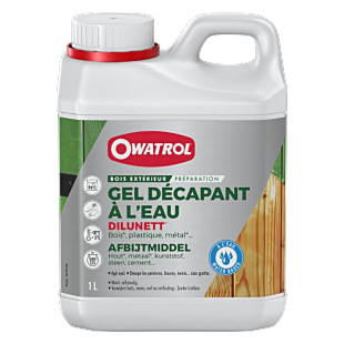 Owatrol Gel décapant à l'eau 1L ou 2,5L